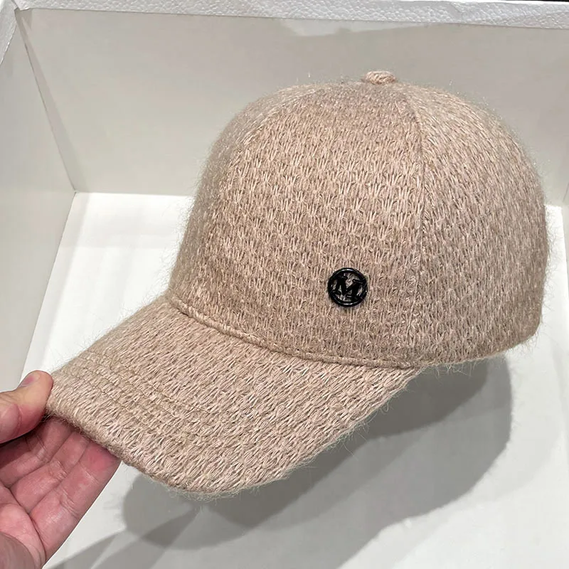Baseball Kappe frauen Herbst Und Winter Alle-spiel Dome Trendy Kappe Für Männer Retro Koreanischen Stil Snapback caps Casual Dicke Warme Neue