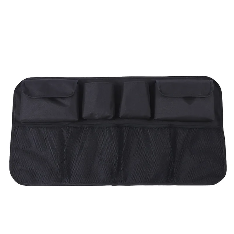 Car Trunk Organizer Adjustable Backseat Storage Bag Net High Capacity Multi-use Automobile Seat Back Organizers Storage Bag