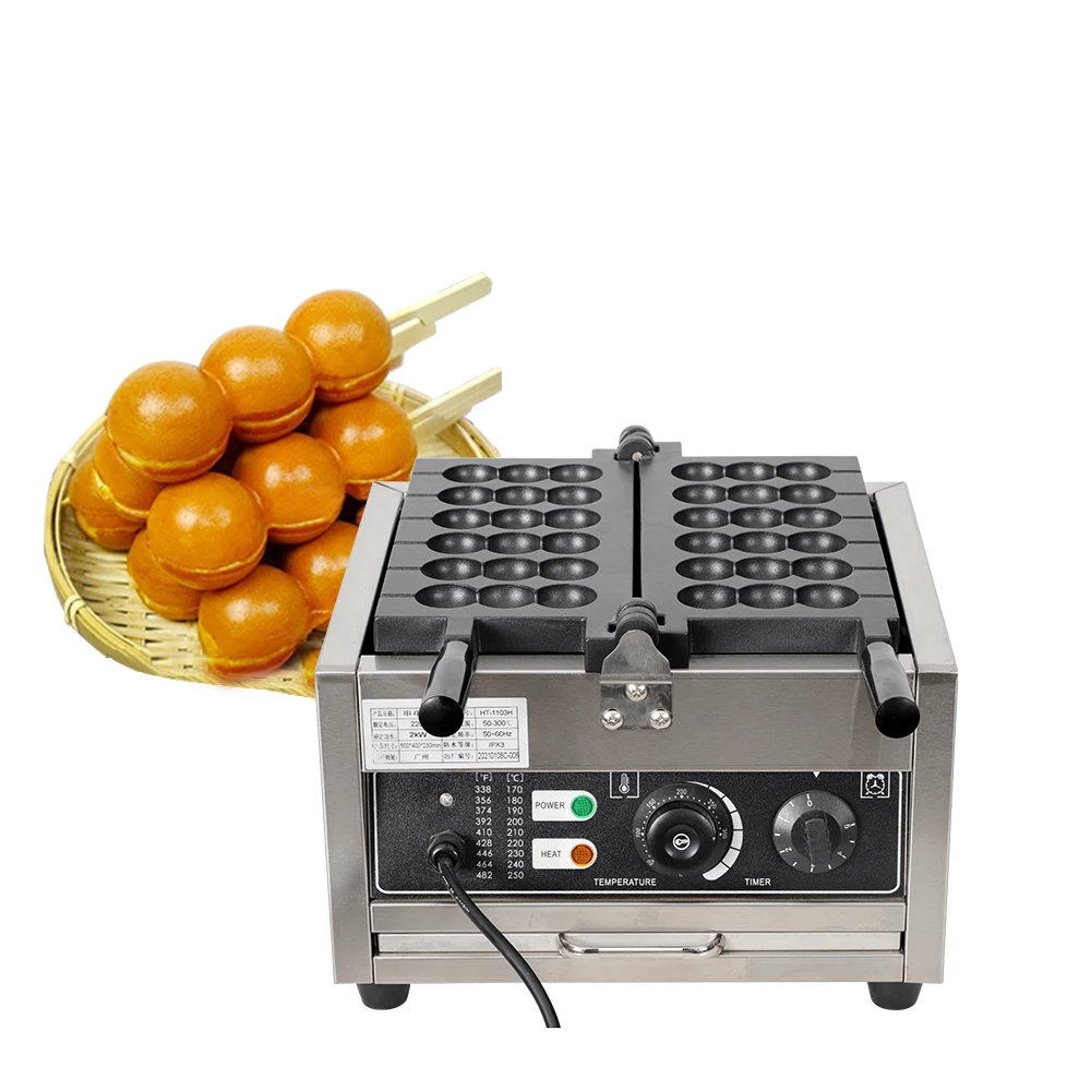 Machine à collation commerciale d'usine de la Chine, modules à bulles, wer, anciers de gaufre, Taiyaki Octopus Ik6, ensemble de pièces pour restaurants et cafés