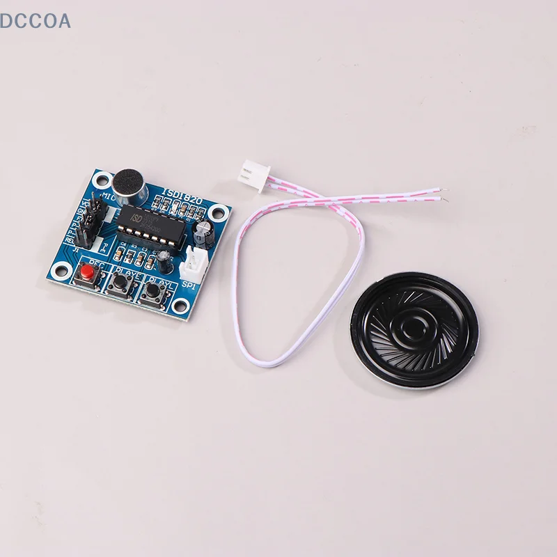 1Pc ISD1820 Voice Recording Recorder Module The Voice Board Telediphone Board With Mic Sound Audio Loudspeaker