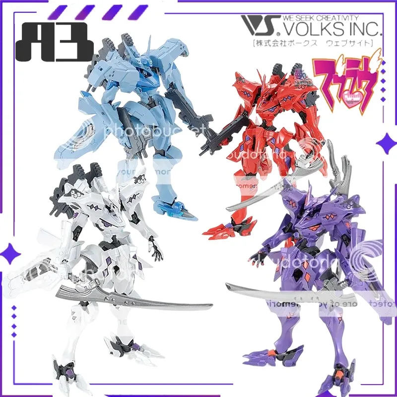 

VOLKS original authentic styling village A3 movable series Type-00R Wu Yulei movable mecha exquisite model figurine toy gift