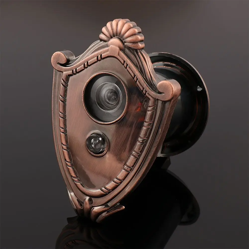 2 In 1 Multi-function Door Viewer Wide Angle Home Security 180 Degree Cat's Eye Doorbell Peep Sight Hole Security Door