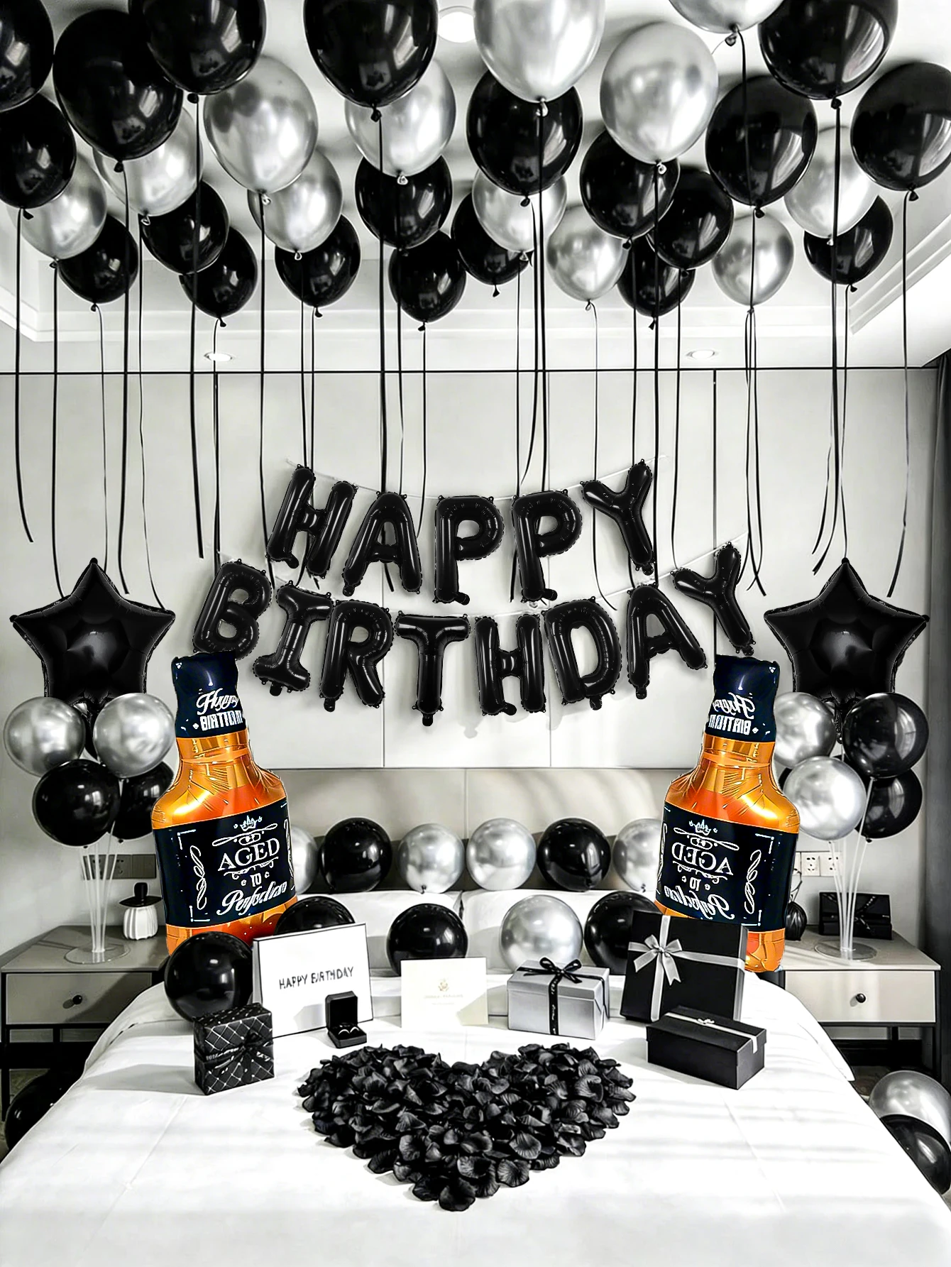 37 piezas de decoraciones para fiestas de cumpleaños con temática de whisky y cerveza, artículos para fiestas de cumpleaños con temática de cerveza, artículos para festivales de cerveza