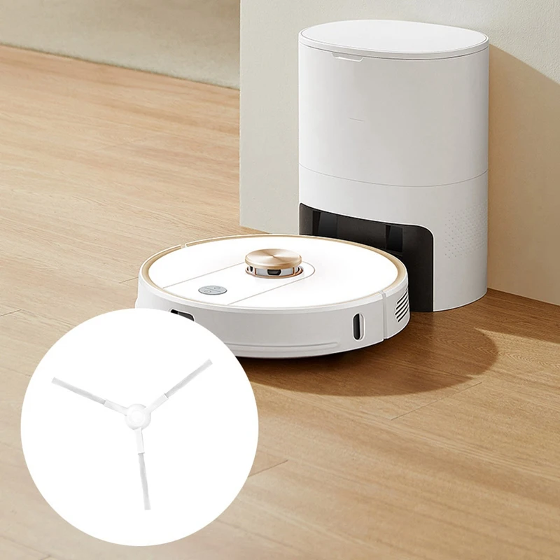 20 PCS Spare Part Fit For Mijia Omni M30 Pro / C107 Side Brush Robot Vacuum Cleaner Accessories Replacement Parts White Plastic