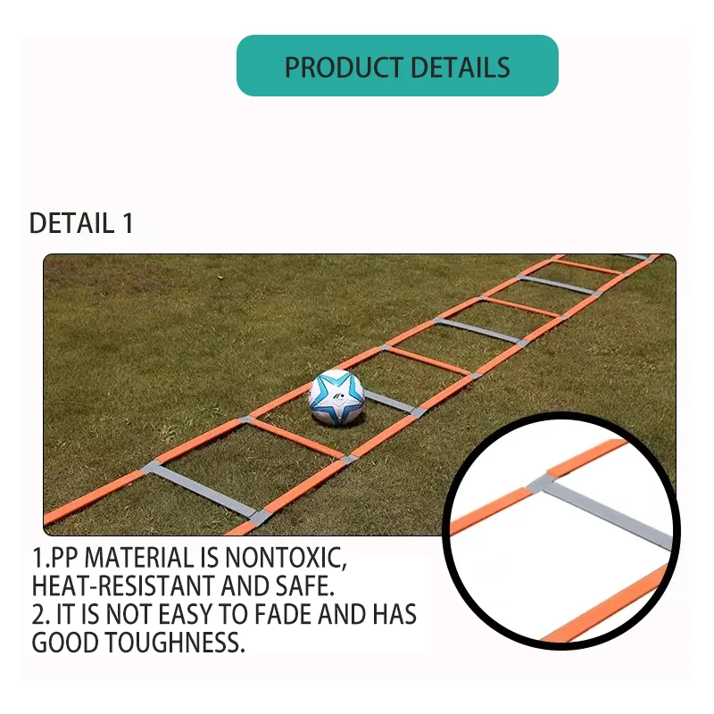 

Tennis basketball training multi-function agile ladder fixed physical fitness tabs coordinate tabs ladder pace