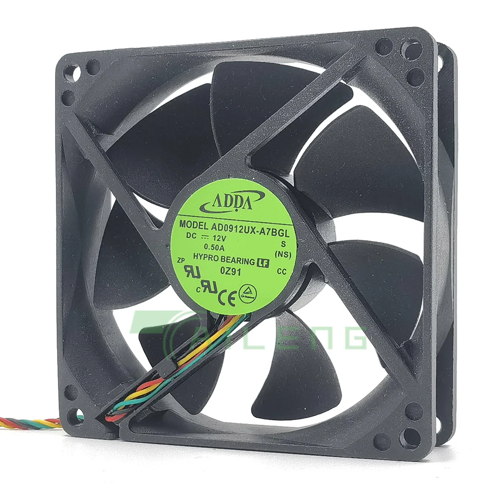 Ventilateur CPU pour ADDA AD0912UX-A7BGL 9225 92mm 3900 tr/min 50CFM, 92mm 90mm PWM 12V