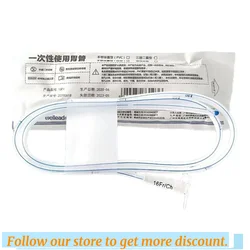 5pcs Sterile Nasal Feeding Tube Medical Nasogastric Feeding Tube Disposable Gastric Silicone Tube Without Saccule Fr14/Fr16/Fr18