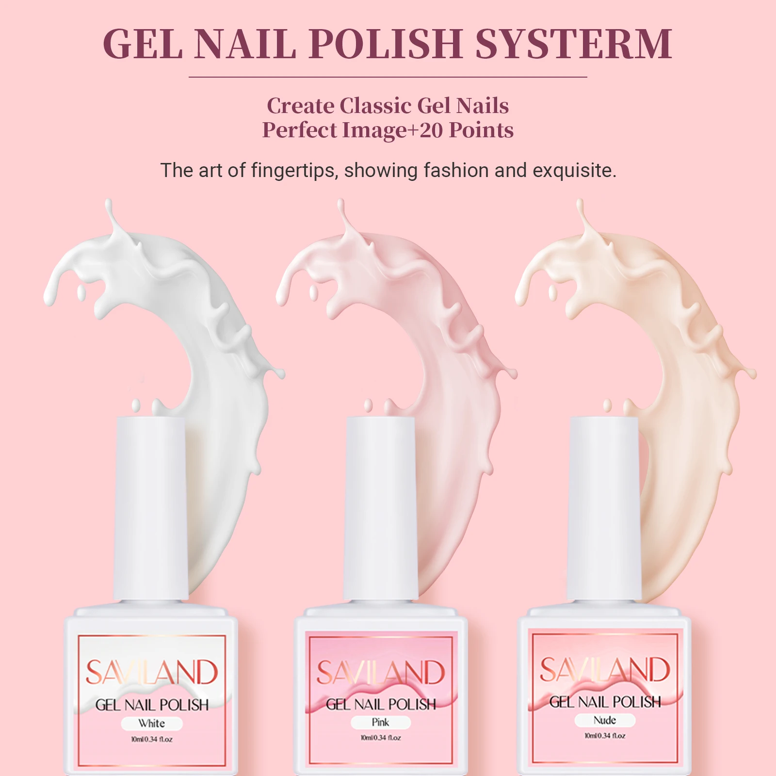 Saviland Acryl Nagelset Acryl Poeder En Vloeistof Met Nagelboor Acryl Borstelgel Nagellak Heldere Nagels Tips Nail Art Tool