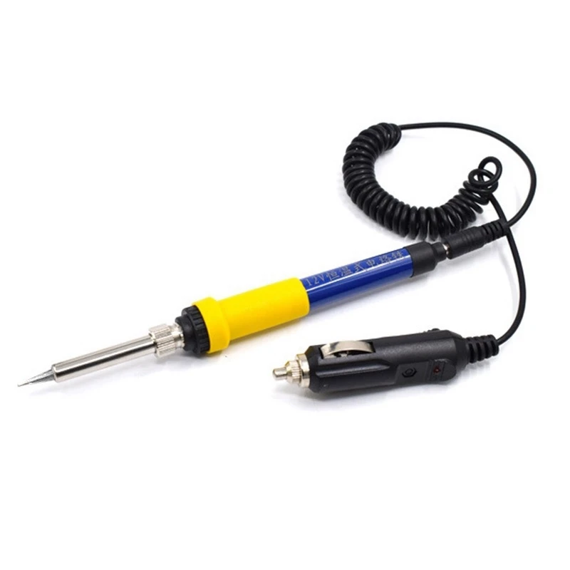 DC 12V Portable Soldering Iron Low-Voltage Car Battery 60W Welding Rework Repair Tools