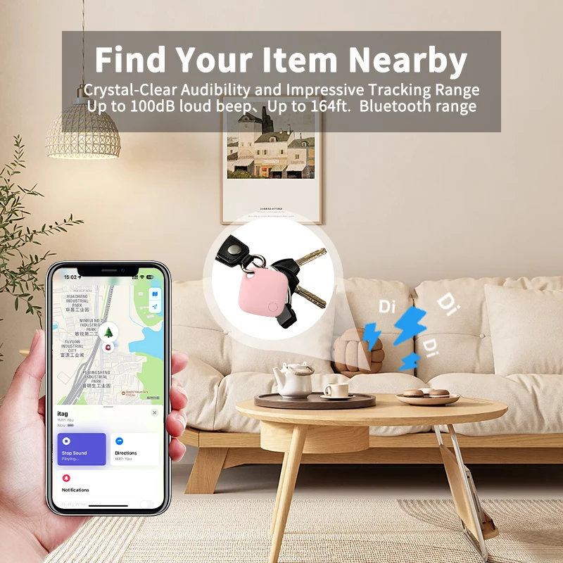 Long-Distance Tracker Beyond Bluetooth Range Tracking Finder For Apple Find My  Locate Keys Bag Toys Smart Tag for IOS  iPhone