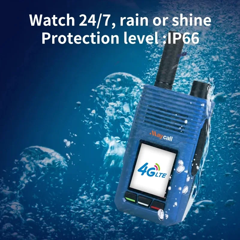 Maycall 4G POC Handheld Walkie-Talkie 5000km Single-Call Wireless Two-Way Communication Explosion Proof IPX6 Water