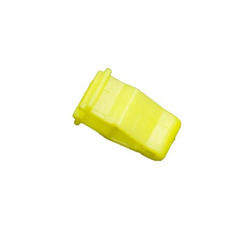 Clip de couverture de corps à pression jaune identique à la pièce Honda 1 pièce évite desserrage jaune pour moto facile à installer