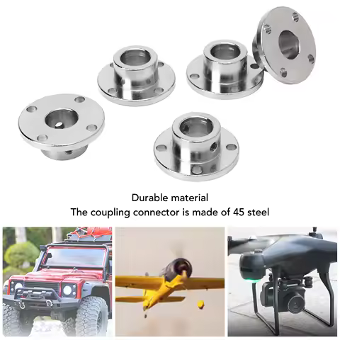 Flange Coupling Connector Shaft Support Coupler Fittings 12mm Inner Diameter Flange Coupler Fittings Flange Coupling