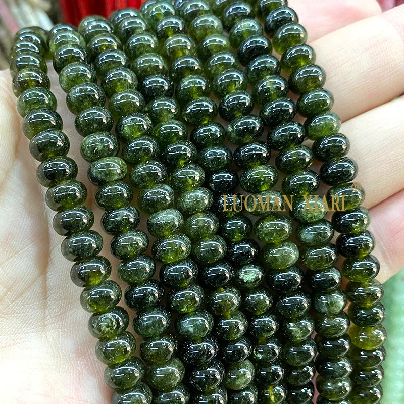 Abacus 5x8MM Natuursteen Kralen Amber Kunzite Oranje Chalcedoon Losse Wiel Spacer Bead voor Sieraden Maken Diy armband Oorbellen