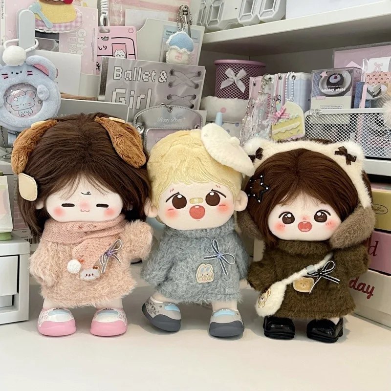 

Осенние и зимние свитера подходят для 15 см/17 см первого второго и третьего поколения, аксессуары для одежды для кукол Labubu