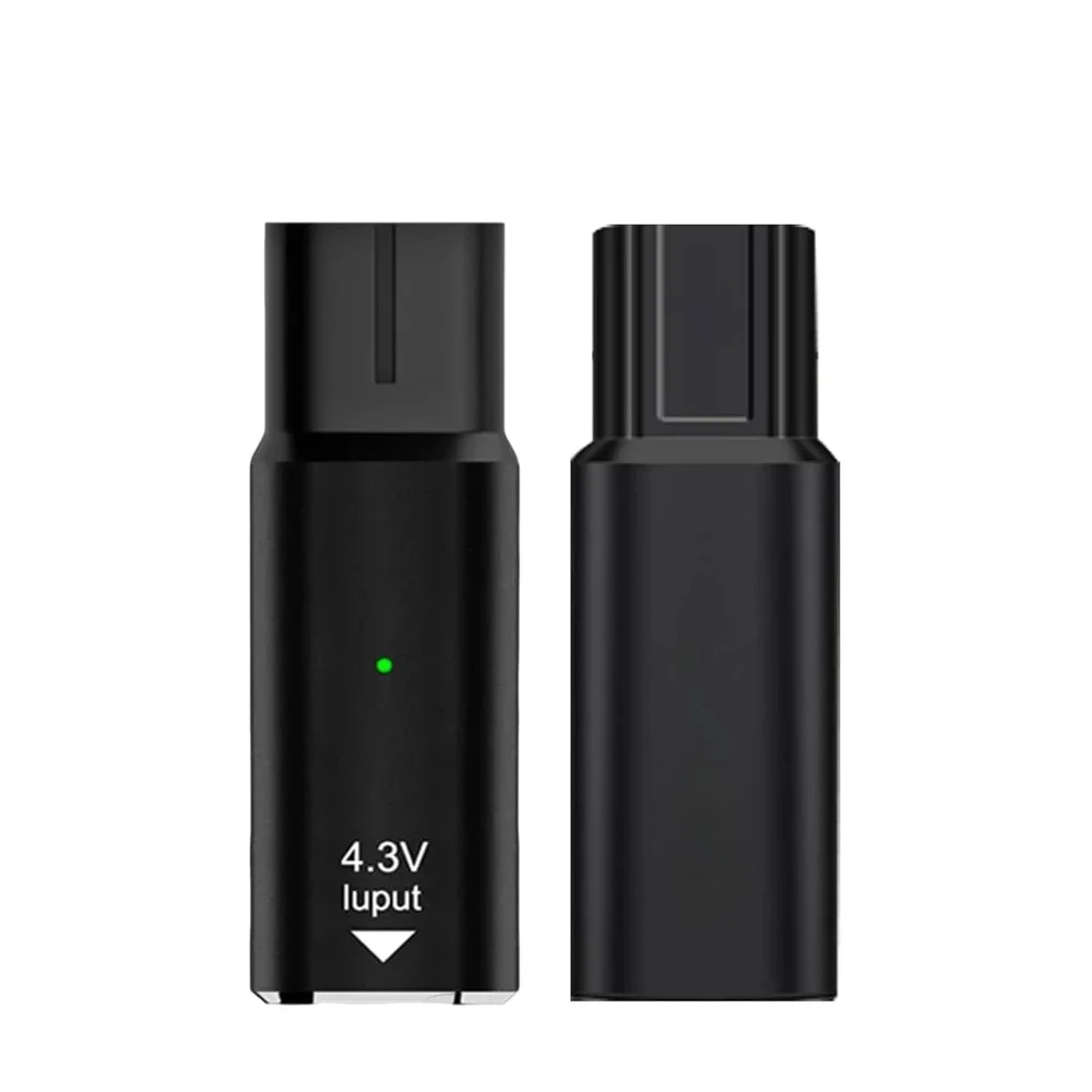 Single Blade Compatible with QP2520 QP2515 QP2620 Series 4.3V Type-C Shaver Adapter and Charging Converter with Charging