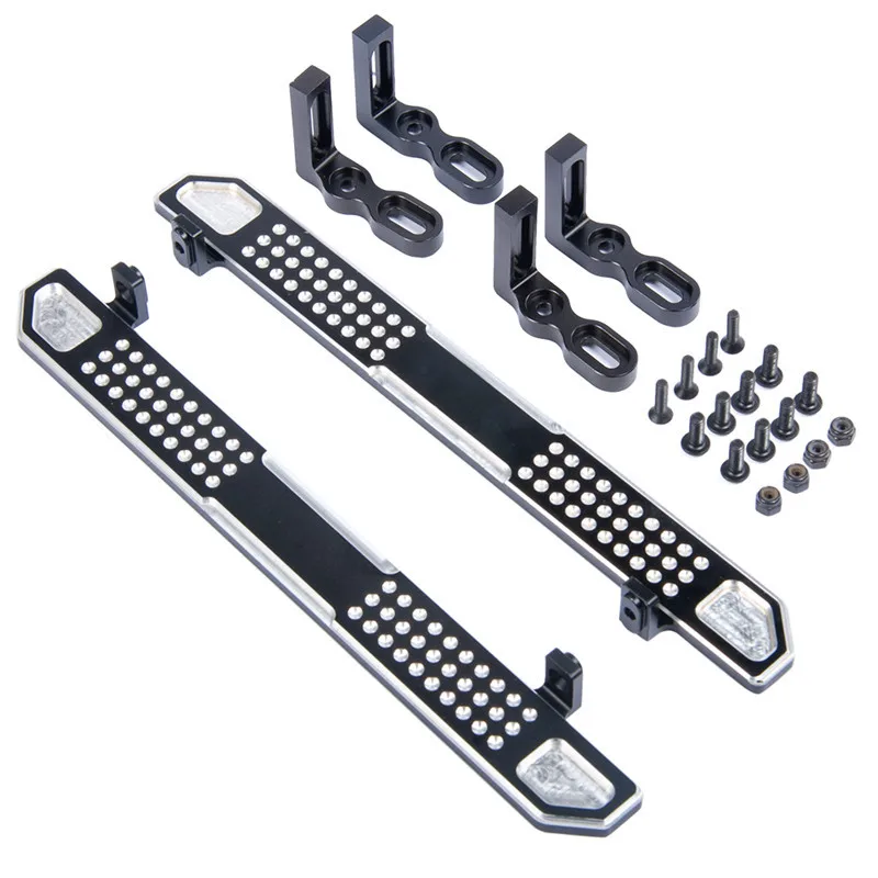 

Aluminum Side Pedal Pedal Pedal Running Board Compatible with Traxxas TRX4 Defender Bronco 1/10 RC Track Car Top Swing Parts