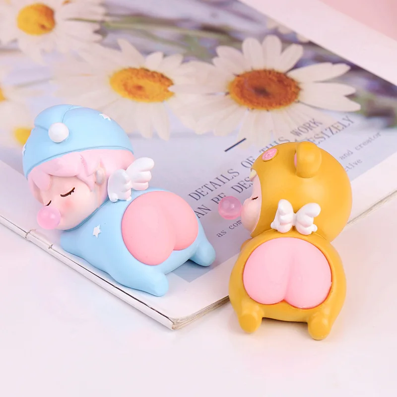 1 Pcs Cartoon Kawaii Ass Cute Angel Creative Funny Ornaments Office Decompression Toys Pinch Ass Children Birthday Gifts