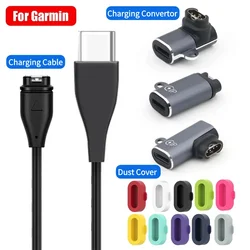 Charging Cable for Garmin Fenix 7/7S/7X/6/6S Forerunner 745 Venu Instinct Micro USB Type C IOS Watch Charger Adapter Converter