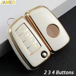 2 3 4 Buttons TPU Case Key Cover Car For Qashqai Switch 2020 for Nissan Qashqai J11 Juke Xtrail Sunny Cefiro A32 Holder Keychain