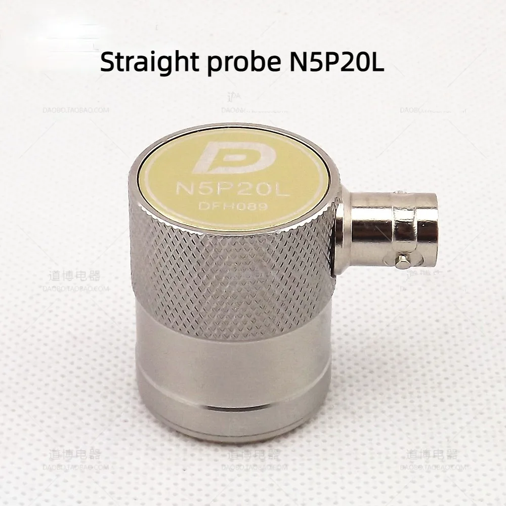 Straight Probe N5P20L Flaw Metal Non-destructive Testing Ultrasonic Longitudinal Wave Transducer