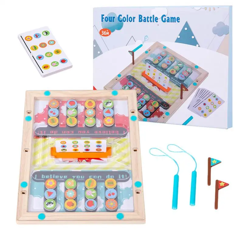 Magnetic Games For Kids Magnet Board Game Multiplayer Activity Toys Fun Educational Magnetic Strategy Game For Children's Day