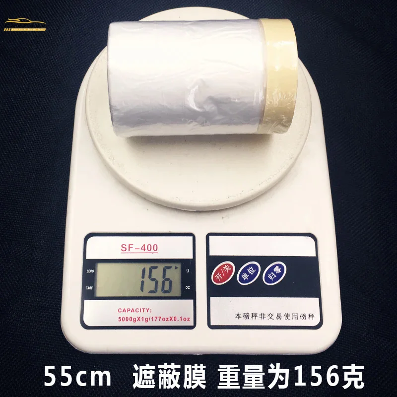 White Width 55/110/140cm Length 25m Self-Adhesive Plastic Protective Masking Film For Auto  Car Painting Furniture Decoration