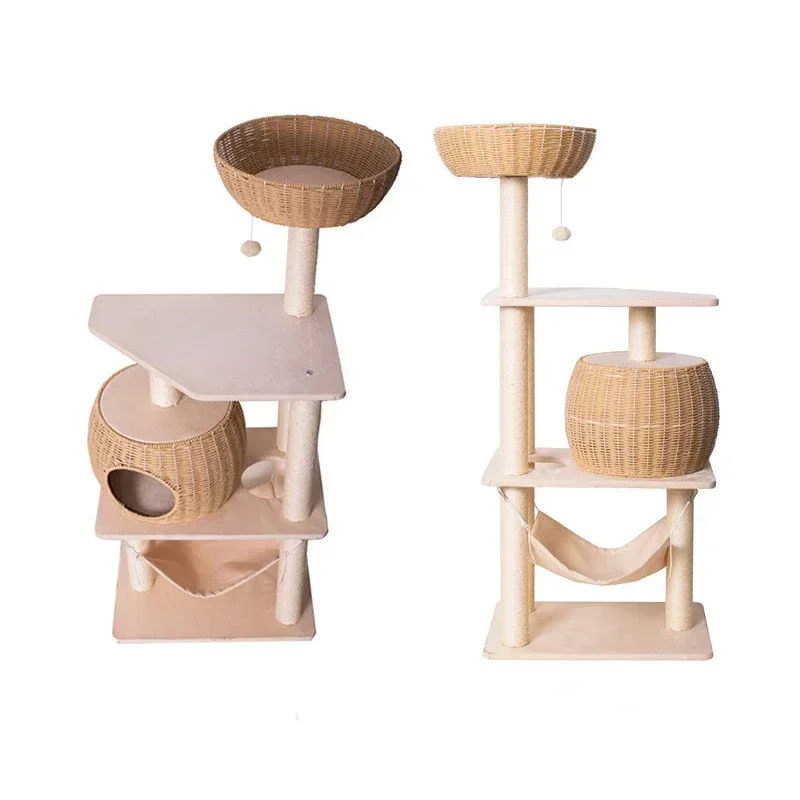 

Pet Toys, Cat Tree Pet Furniture, Rattan Rack