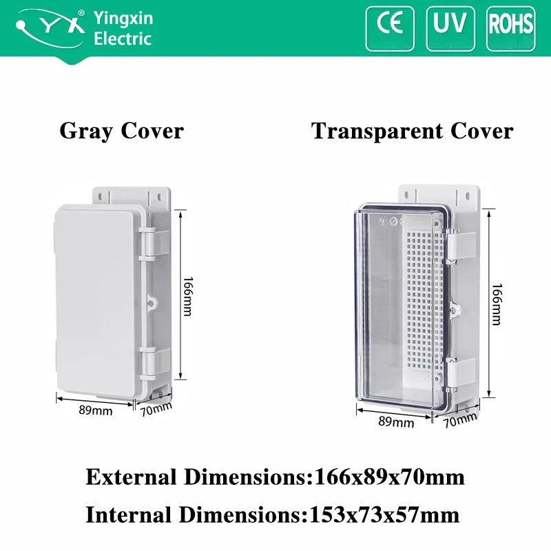 Variant: 166x89x70mm (ears)
