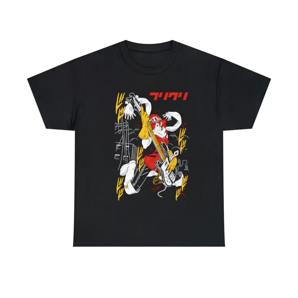 FLCL Haruko Fooly Cooly,T-Shirt Anime Haruko T-Shirt Haruhara Gainax Graphic Tee