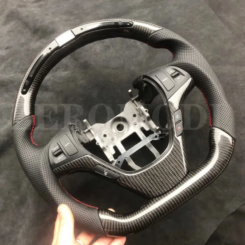 

Спортивное рулевое колесо из углеродного волокна, совместимое с Hyundai Rohens Coupe 09 10 12.