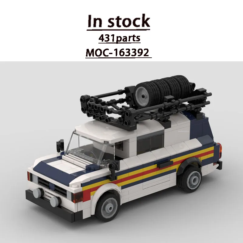 

MOC-163392 Модель строительного блока-конструктора «Городской эвакуатор» (431 деталь) MOC, подарок для мальчиков на день рождения и Рождество