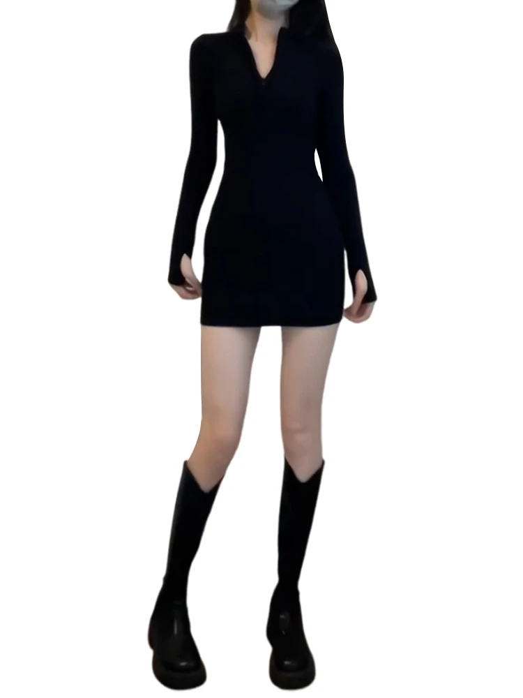 Saia Bodycon de Malha Longa para Mulheres, Nova Coleção Outono/Inverno, Cintura Alta, Camada Base de Roupa Íntima