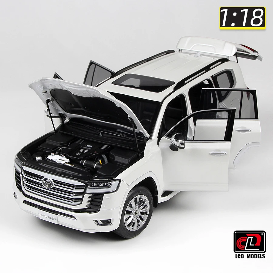 Pre-sale! LCD 1/18 scale Toyota Land Cruiser LC300 ZX SUV Metal car model Static display collection holiday gifts