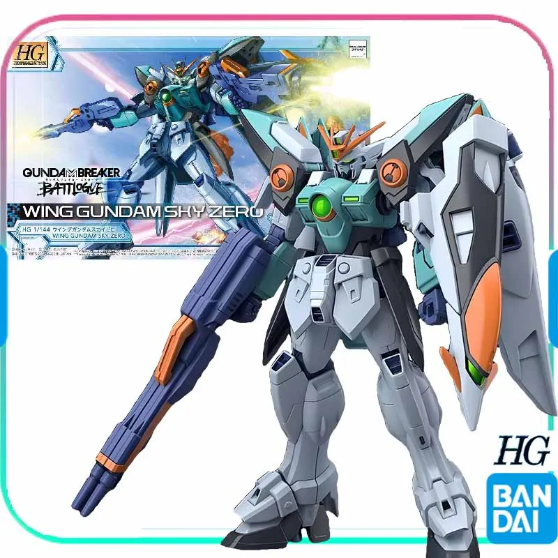 

Bandai Original Gundam Model Kits Build HG 1/144 GUNDAM BREAKER WING GUNDAM SKY ZERO Anime Action Figure Model Toy Gift