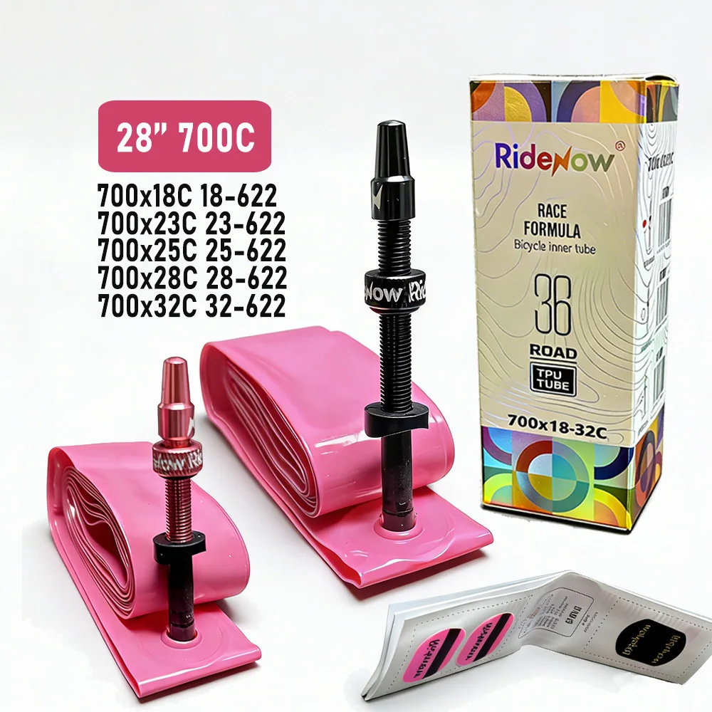 AliExpress NONE Ridenow TPU Inner Tube 700C Metal Valve 36g External Thread Tube 700x18-32c Road Bike Removable Valve Cores Inner Tire TPU Tubes