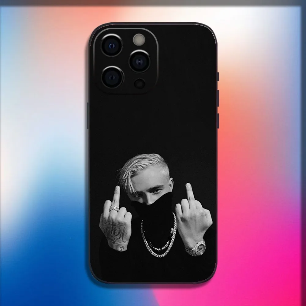 Rapper E-Egor Kreed EK Phone Case For iPhone 16,15,14,13,12,11,Pro,X,XS,Max,XR,Plus,Mini Soft Black Cover