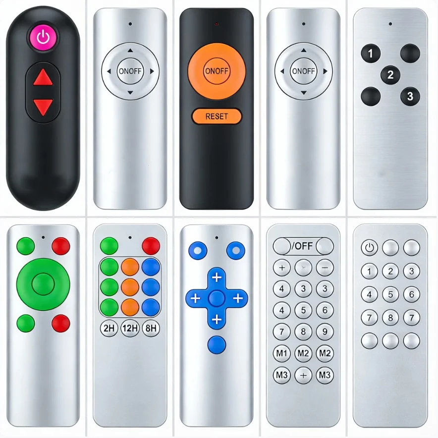 

Universal WiFi Smart IR Intelligent Radio Frequency Remote for Smart Home Custom Logo Mold