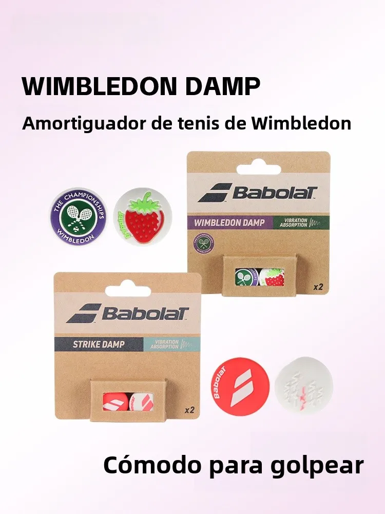 Amortiguador de Vibraciones Babolat para Raqueta de Tenis, Almohadilla de Silicona Antivibración, Accesorio para Deportes y F...