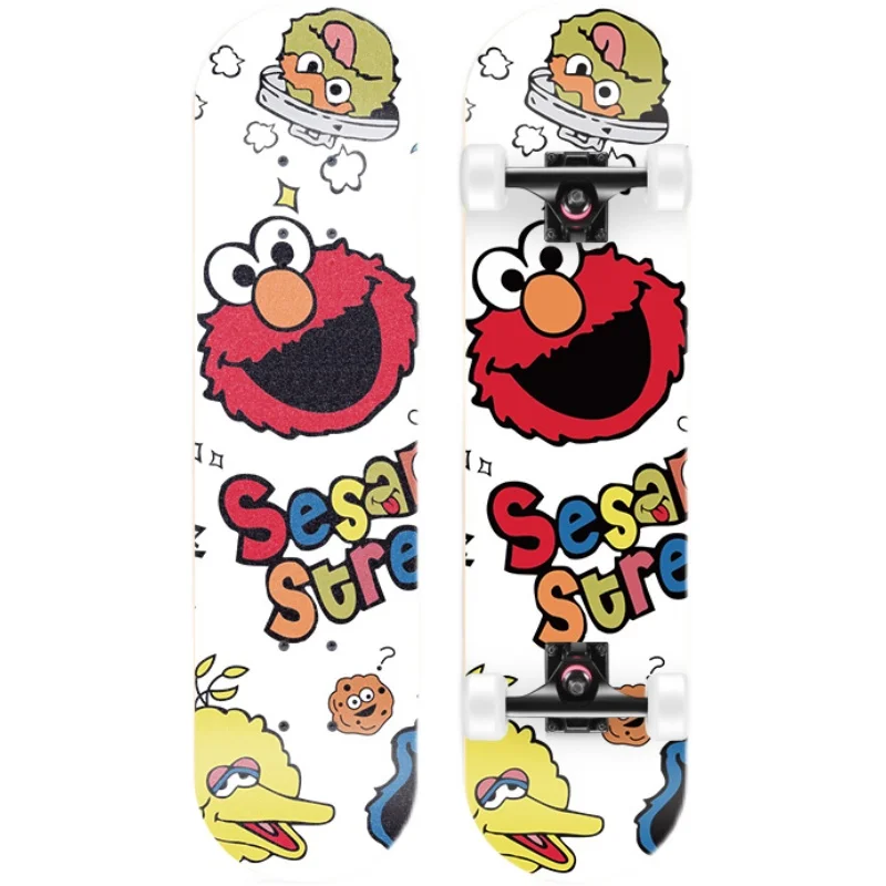 Skateboarding beginner girls professional board, adult children four-wheeled double warped scooter