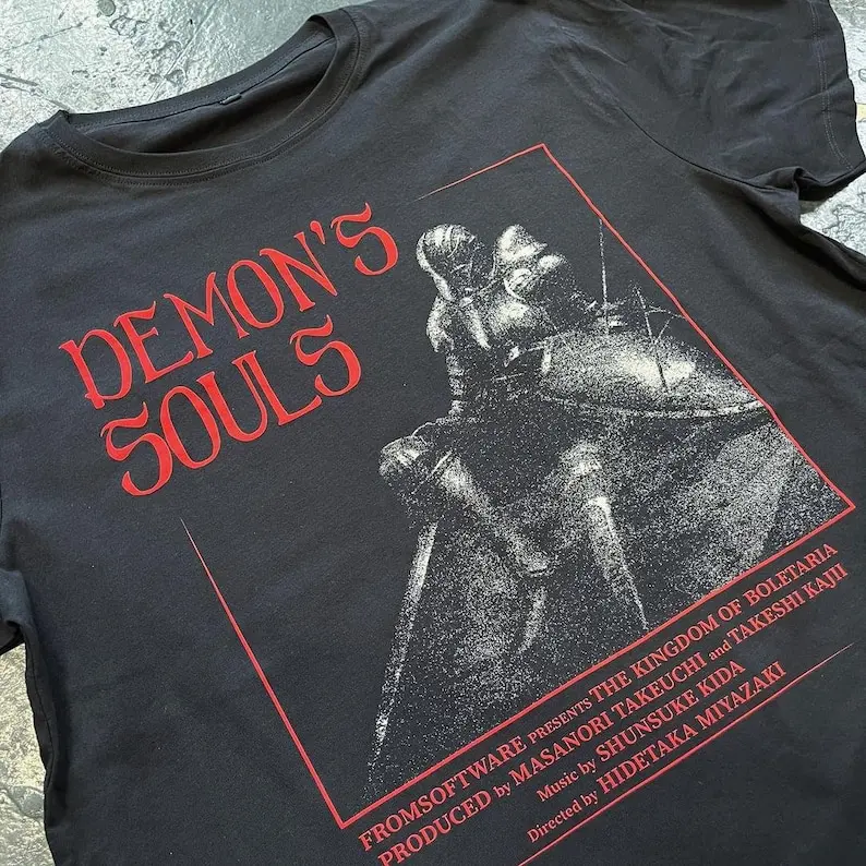 

El reino de Boletaria - Camiseta Demon's Souls Soulsborne