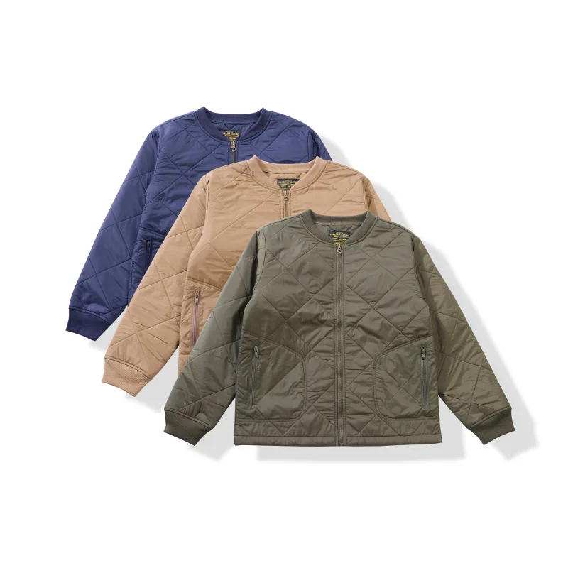 

5701# Autumn Winter New American Retro Improved M43 Inner Liner Jacket Men's Amekaji Cotton Quilted Cold Weather Uniform Caot