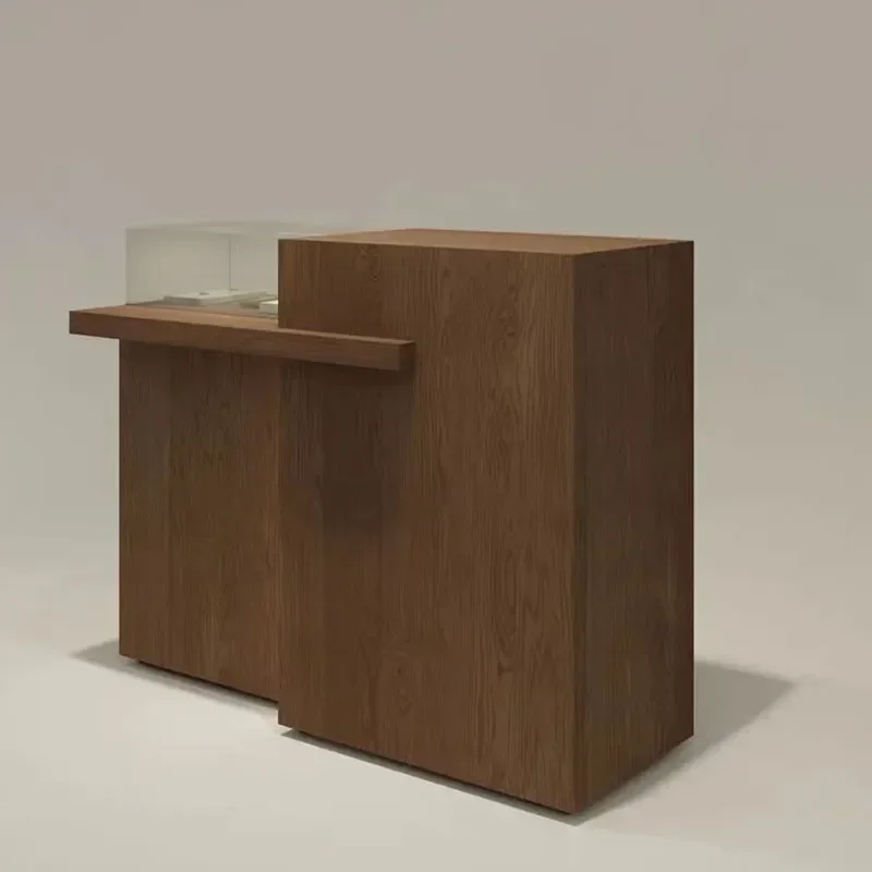 مكاتب استقبال فاخرة لعداد الأعمال ماكينة تسجيل المدفوعات النقدية مكتب الاستقبال مكاتب الاستقبال التصميم الإيطالي أثاث المكاتب استقبال LLRD #1