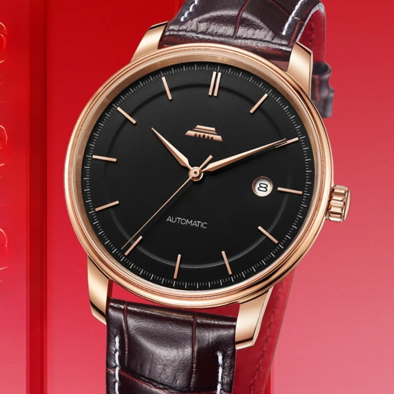 

Оригинальные автоматические механические часы Beijing Watch Mingzhu для мужчин, водонепроницаемые, с календарем, известные часы, подарок для мужчин