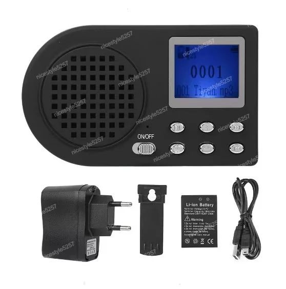 

Outdoor Sound Loud Speaker Bird Caller Digital MP3 Player Farm Birdsound Player with Loudspeaker Optional Remote Control