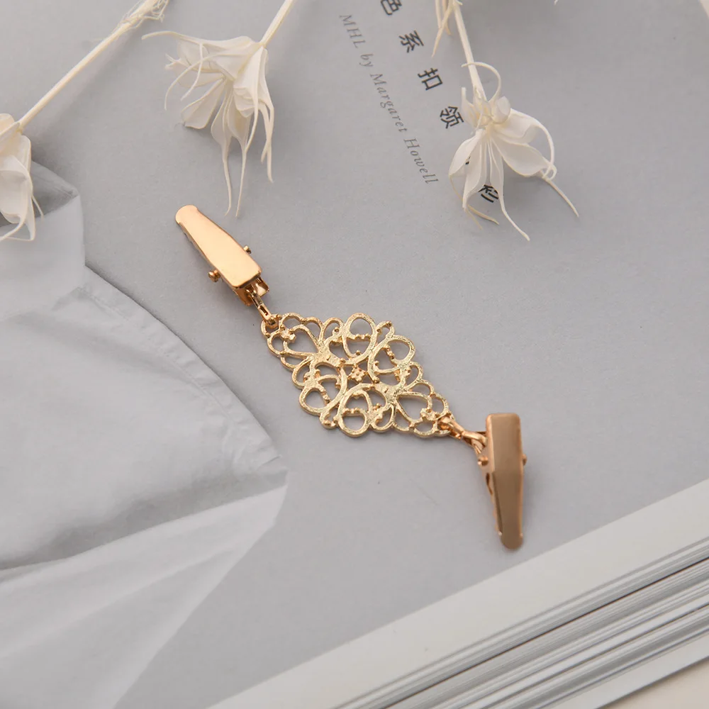 الرجعية Faion الملابس الأزرق وشاح دبوس الصيف 2025 الصين المنشأ سترة سترة الكتف التفاف وشاح ضيق الصدر دبوس #2