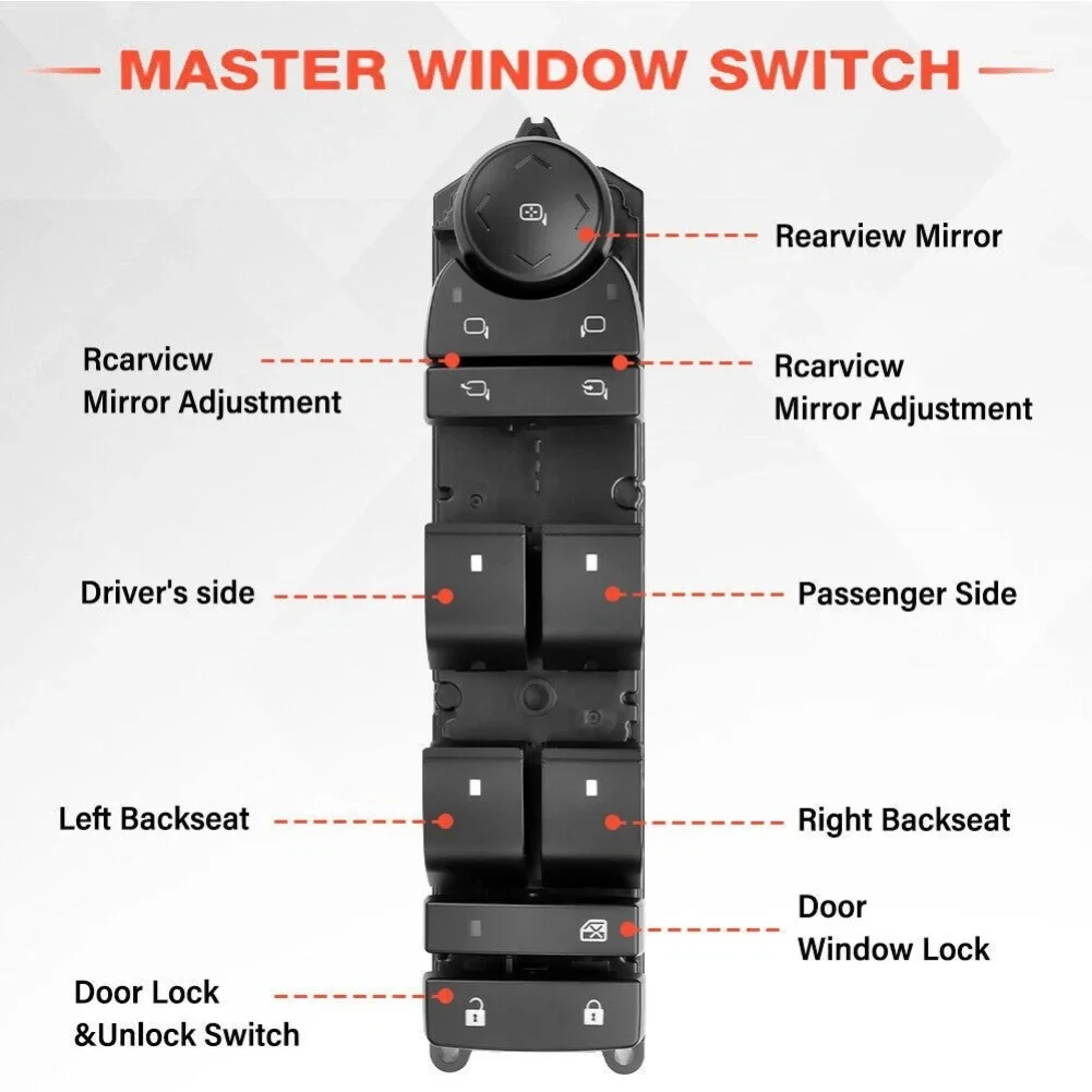 Car Maintenance As Picture Shows Door Window Switch Electric Window Regulator High Reliability Stable Performance