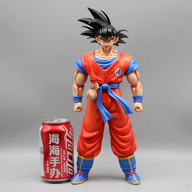 

32cm Anime Goku Dragon Ball Figures SENZU BEAN Migatte No Gokui Son Goku Action Figures PVC Model Collection Toy Decoration Gift