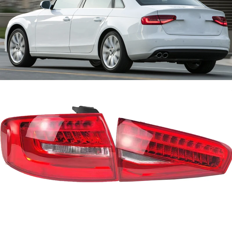 

For Audi A4 B8.5 A4L 2013-2016 LED Rear Tail Light Signal Lamp Brake Light Taillight Car Accessories 8KD945093A 8KD945095A