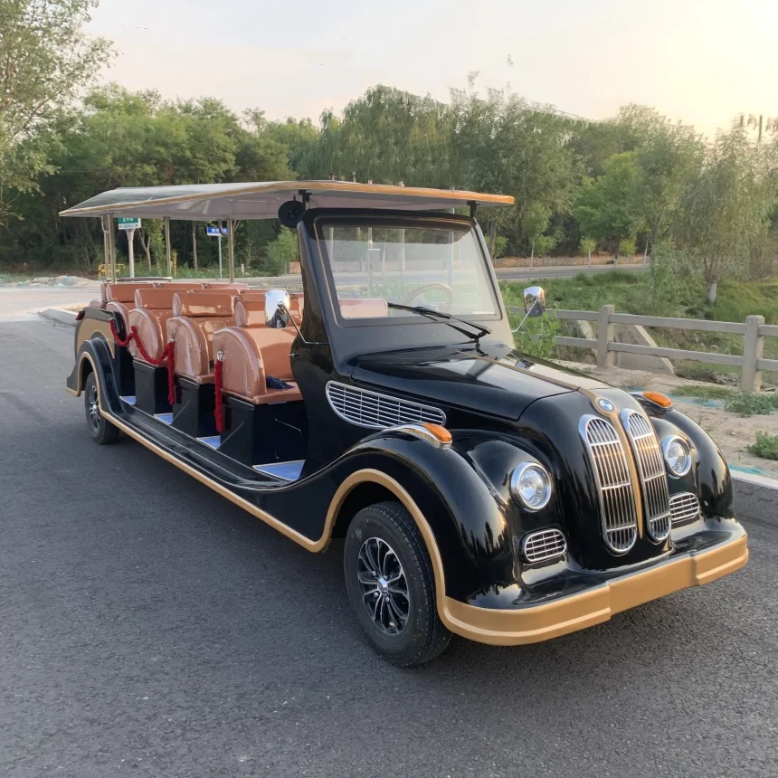 Sightseeing Classic Car Retro Electric Golf Cart Convertible Classic Car With Superior Performance And The Latest Technology